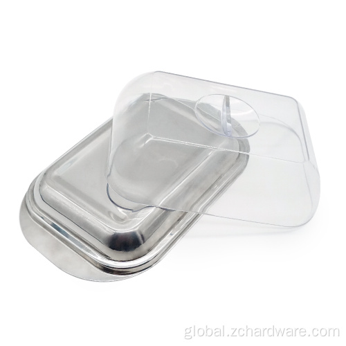 Modern Butter Box Tabletop Modern Stainless Steel Butter Box With Lid Manufactory